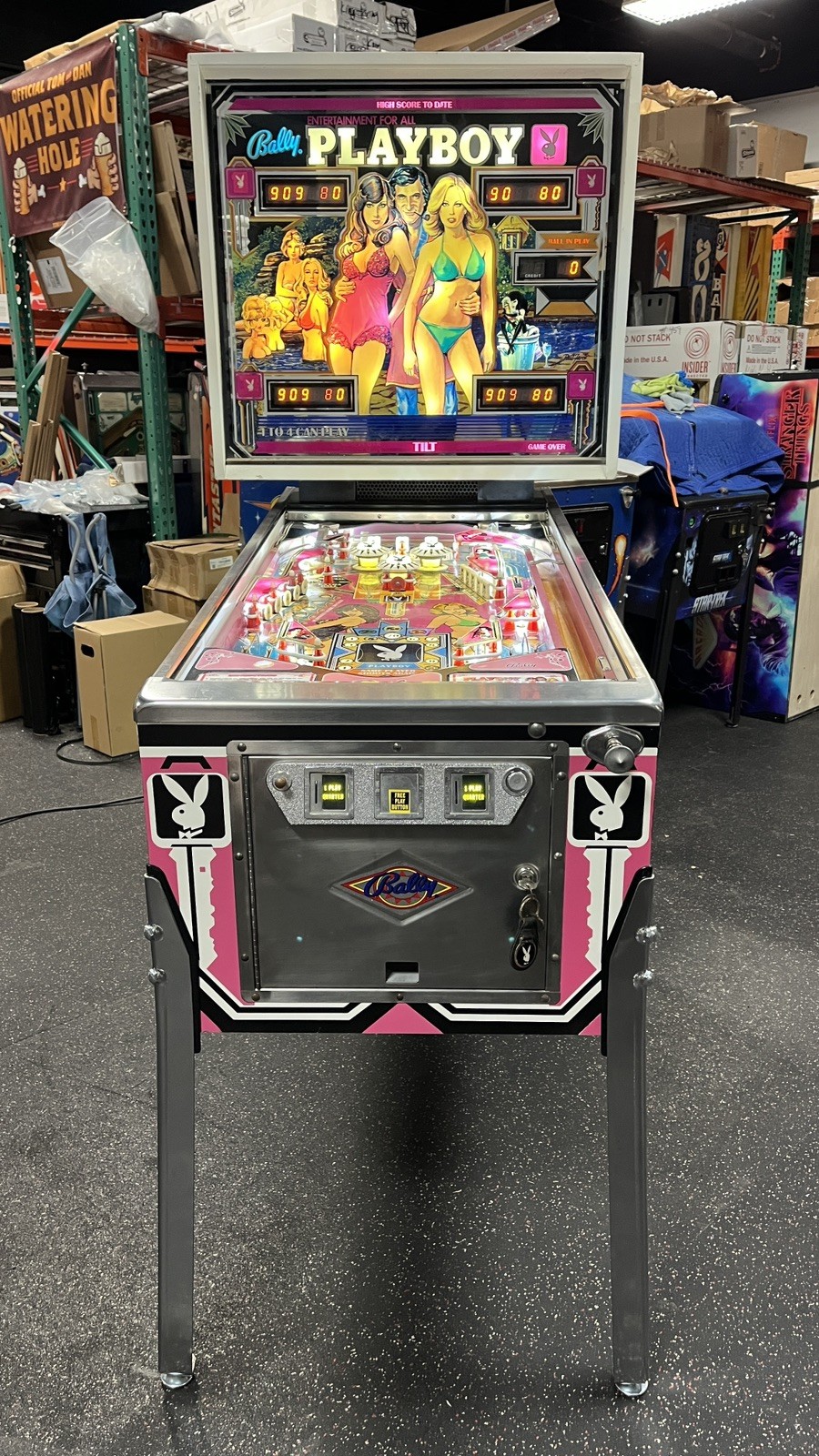 1978 BALLY PLAYBOY PINBALL MACHINE THE ORIGINAL FULLY REFURBISHED RESTORED CAB 1978 BALLY PLAYBOY PINBALL MACHINE THE ORIGINAL FULLY REFURBISHED RESTORED CAB