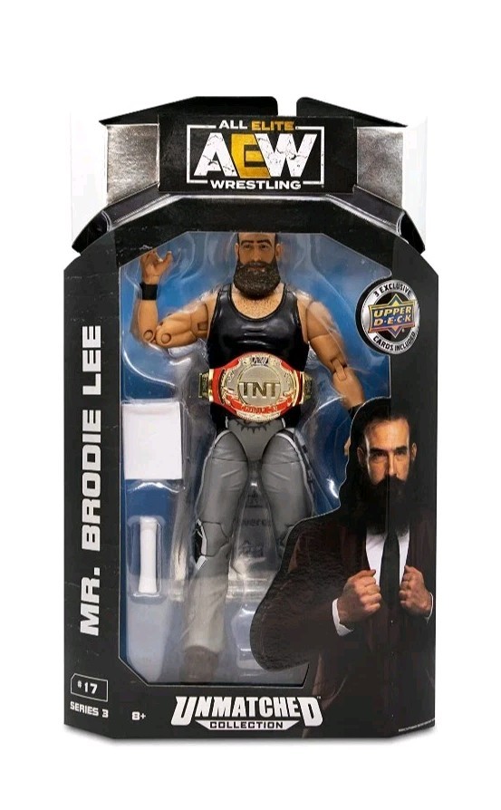 AEW Unmatched Collection MR. BRODIE LEE Figure Series 3 Jazwares 2022 Dark Order