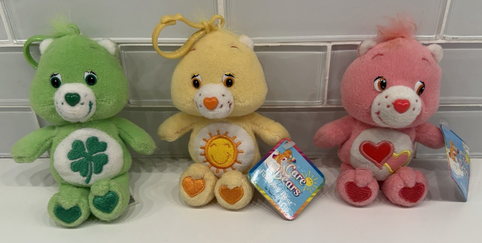 Vintage Lot 2002 &2004 Care Bear 6\