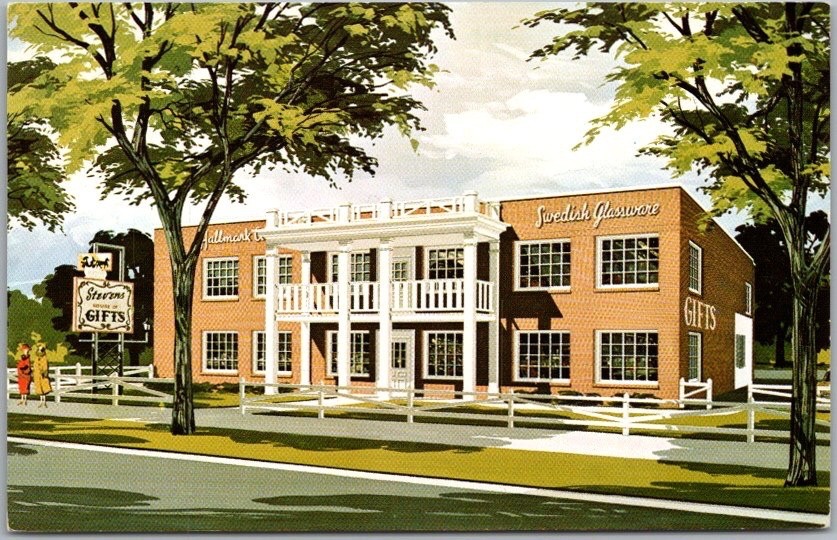 c1950s MADISON, Wisconsin Advertising Postcard STEVENS HOUSE OF GIFTS / Unused
