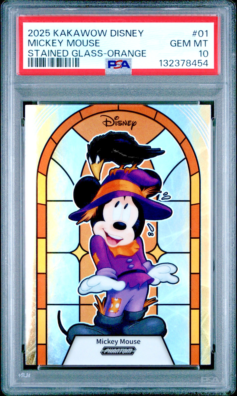 2025 Kakawow Disney Mickey Mouse Stained Glass /50 PSA 10 RARE Pop 4 GRAIL
