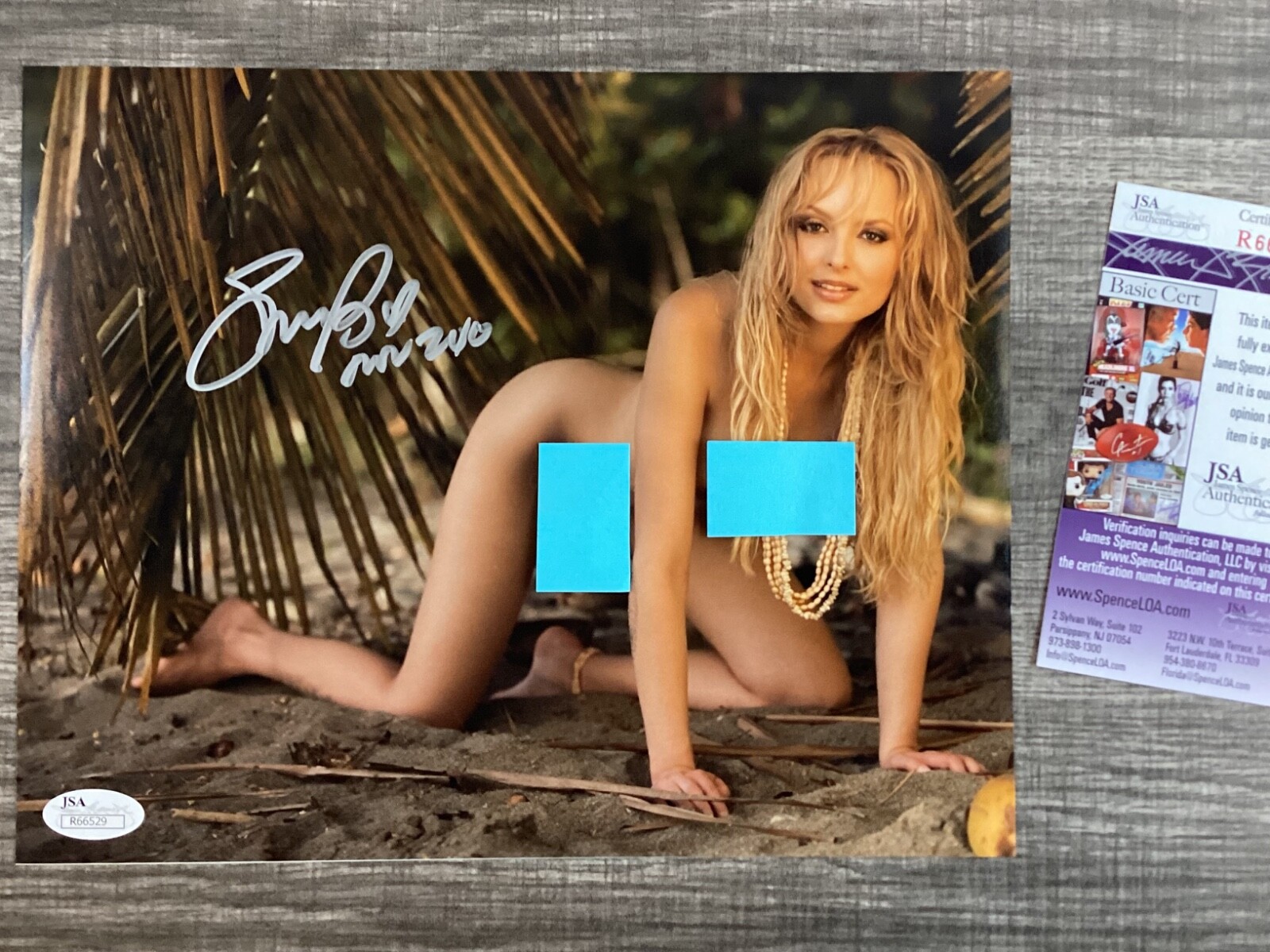 (SSG) Hot & Sexy SHERA BECHARD Signed 10X8 Color Photo 