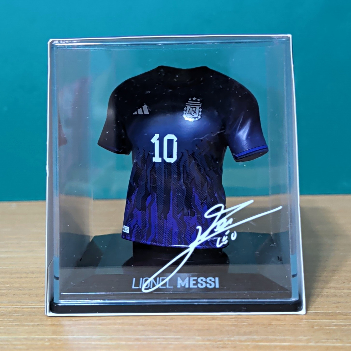 Fan Collectex MyJersey Lionel Messi 2022 Away Jersey #10 Figurine AR AFA