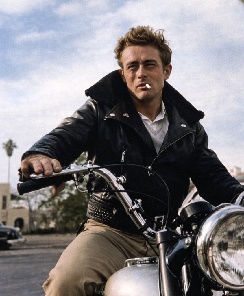 Actor James Dean Motorcycle Rebel Hollywood Icon Star Picture Poster 11x14