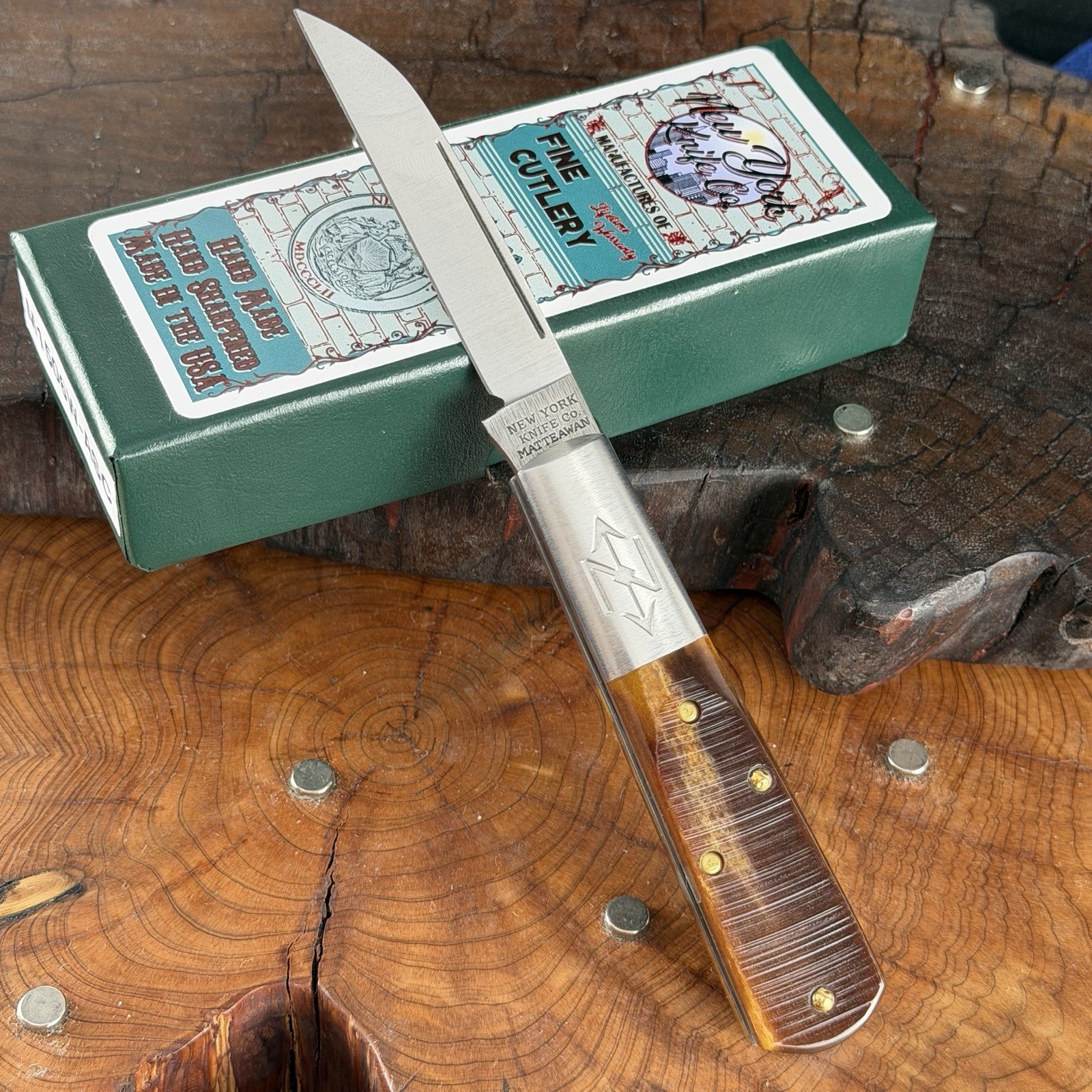 Cooper Cutlery New York Knife Co Appaloosa Sawcut M1506W