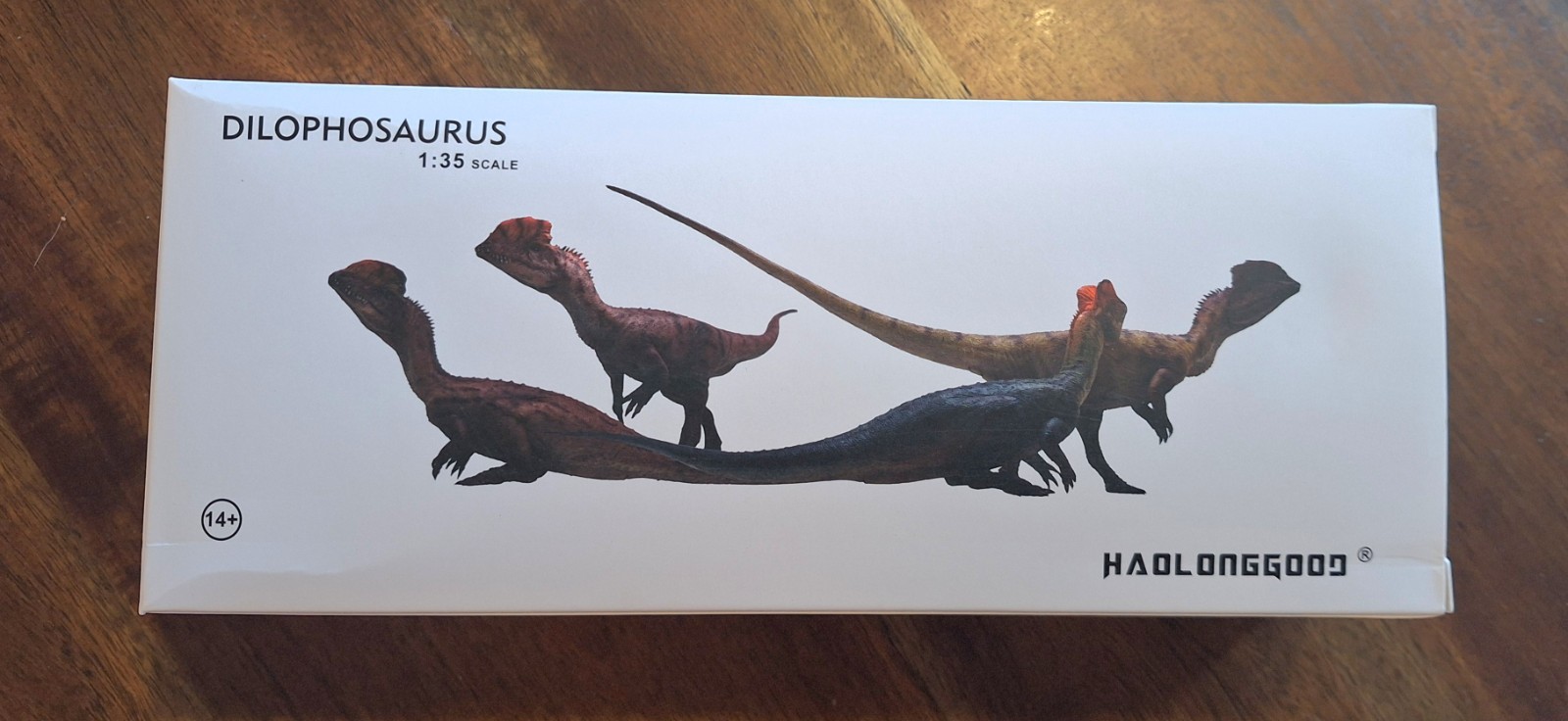 Haolonggood Dilophosaurus Pair 1/35 Dinosaur Figure Prehistoric Animal PNSO