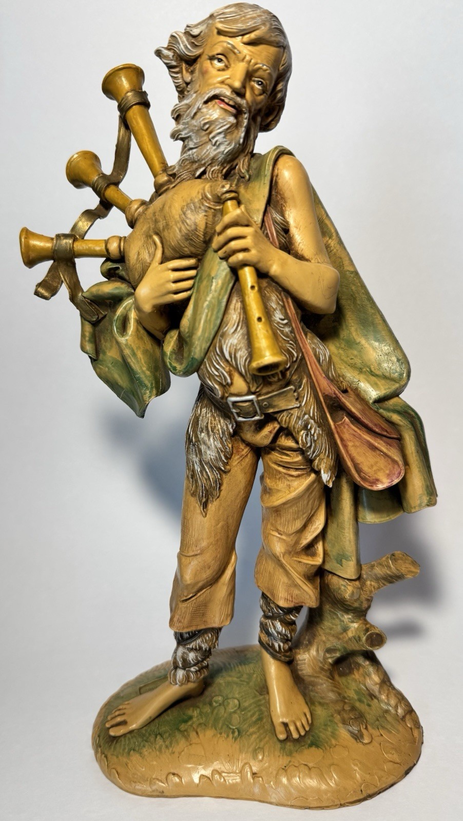 VTG Rare Fontanini Joshua with Bagpipes Figurine 12\ VTG Rare Fontanini Joshua with Bagpipes Figurine 12\
