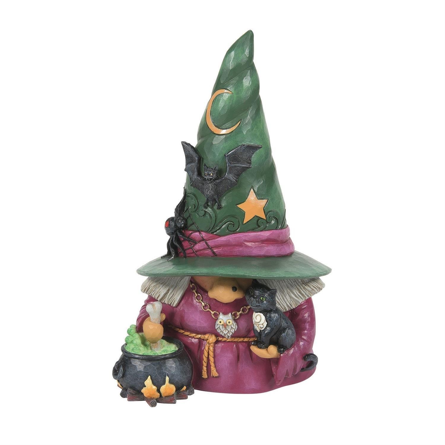 Witchful Thinking Witch Gnome with Cauldron By: Heartwood Creek Jim Shore *SHIPS