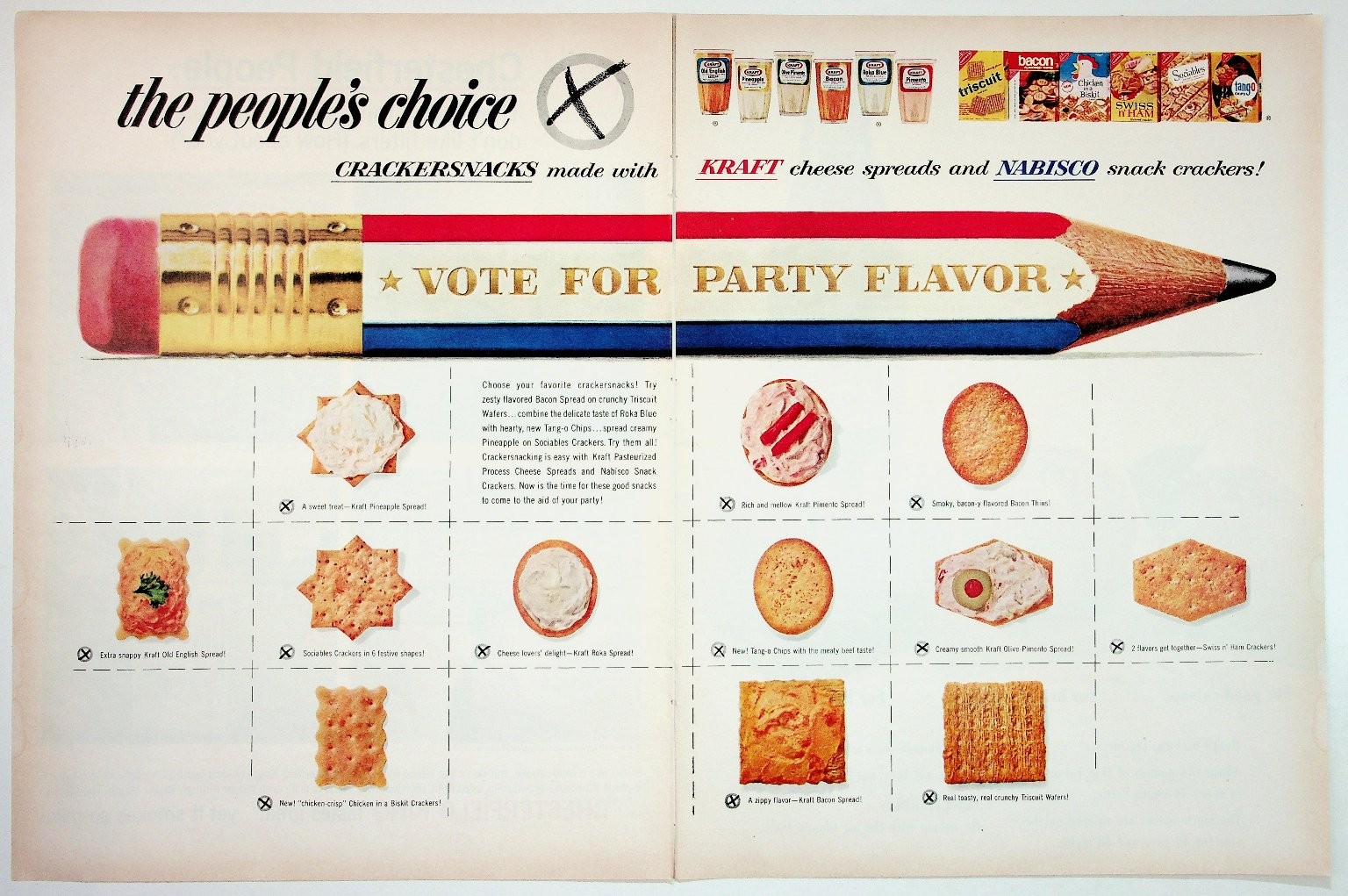 Vintage 1960s Kraft Nabisco \ Vintage 1960s Kraft Nabisco \