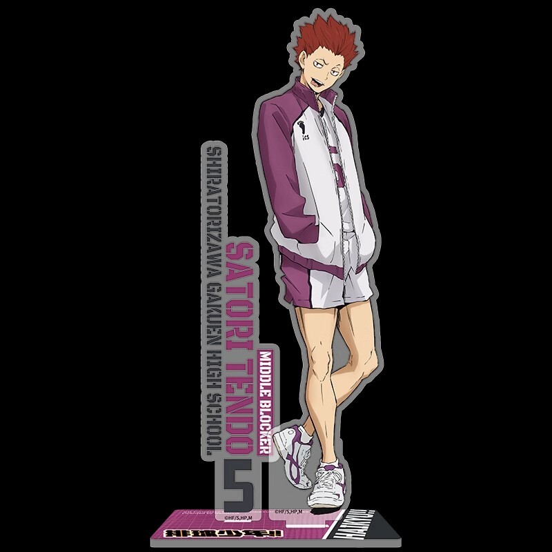 Haikyuu Satori Tendo Cosplay Collect Decor Desktop Stand Figure Anime Gift