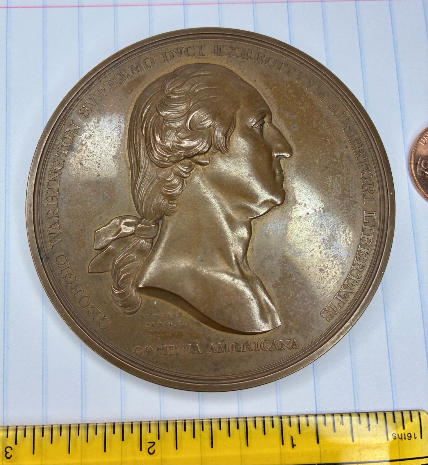1902 Washington Before Boston Bronze Medal Baker 49B Comitia Americana