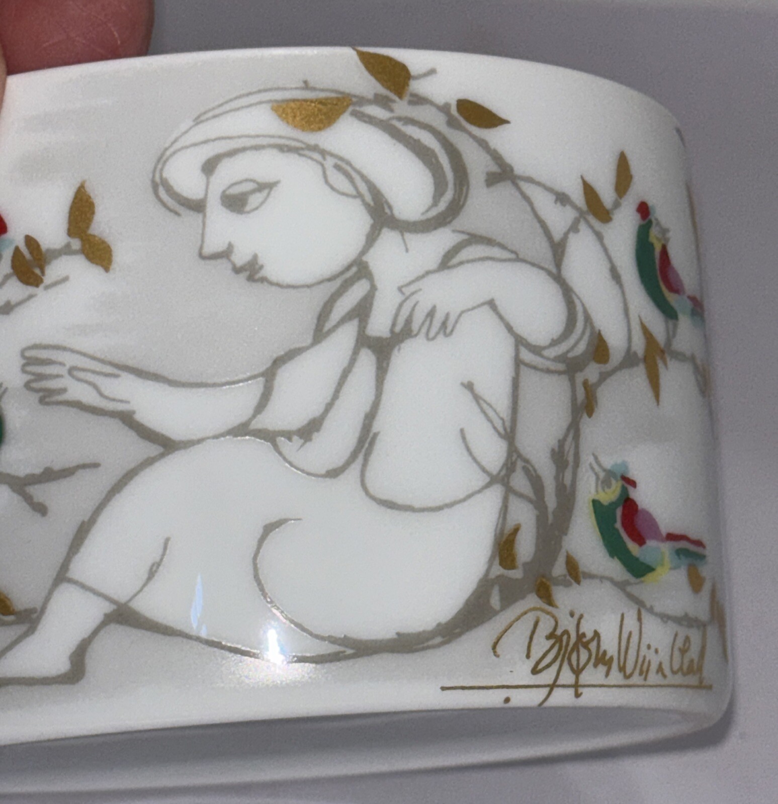 Vintage Rosenthal Studio-Linie Signed Bjorn Wiinblad Trinket Box- Germany