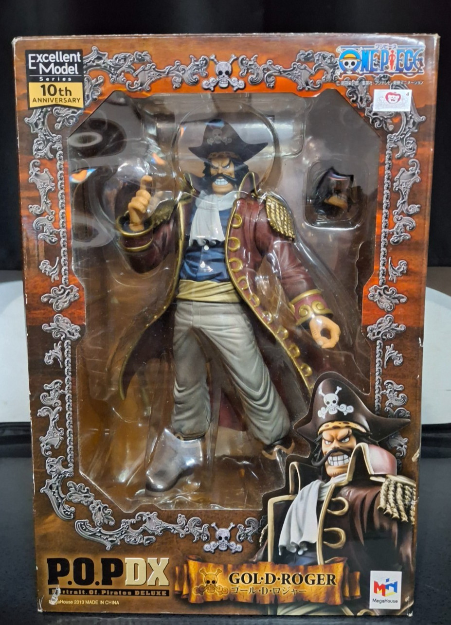 One Piece Portrait of Pirates Deluxe Gol D Roger Megahouse Figure