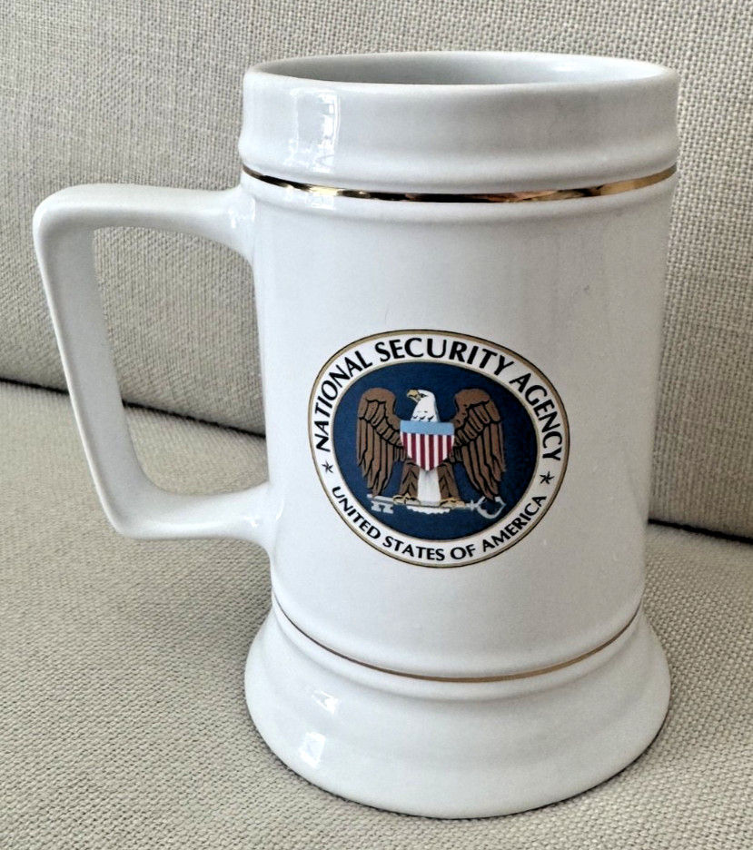 RARE 2019 NATIONAL SECURITY AGENCY (NSA) BEER STEIN – VIP PRESENTATION GIFT NEW
