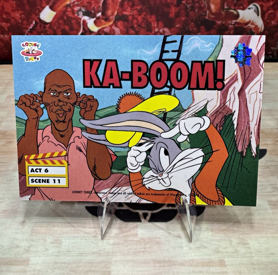 1993 Upper Deck Michael Jordan Bugs Bunny Looney Tunes KABOOM Toon World 6-11