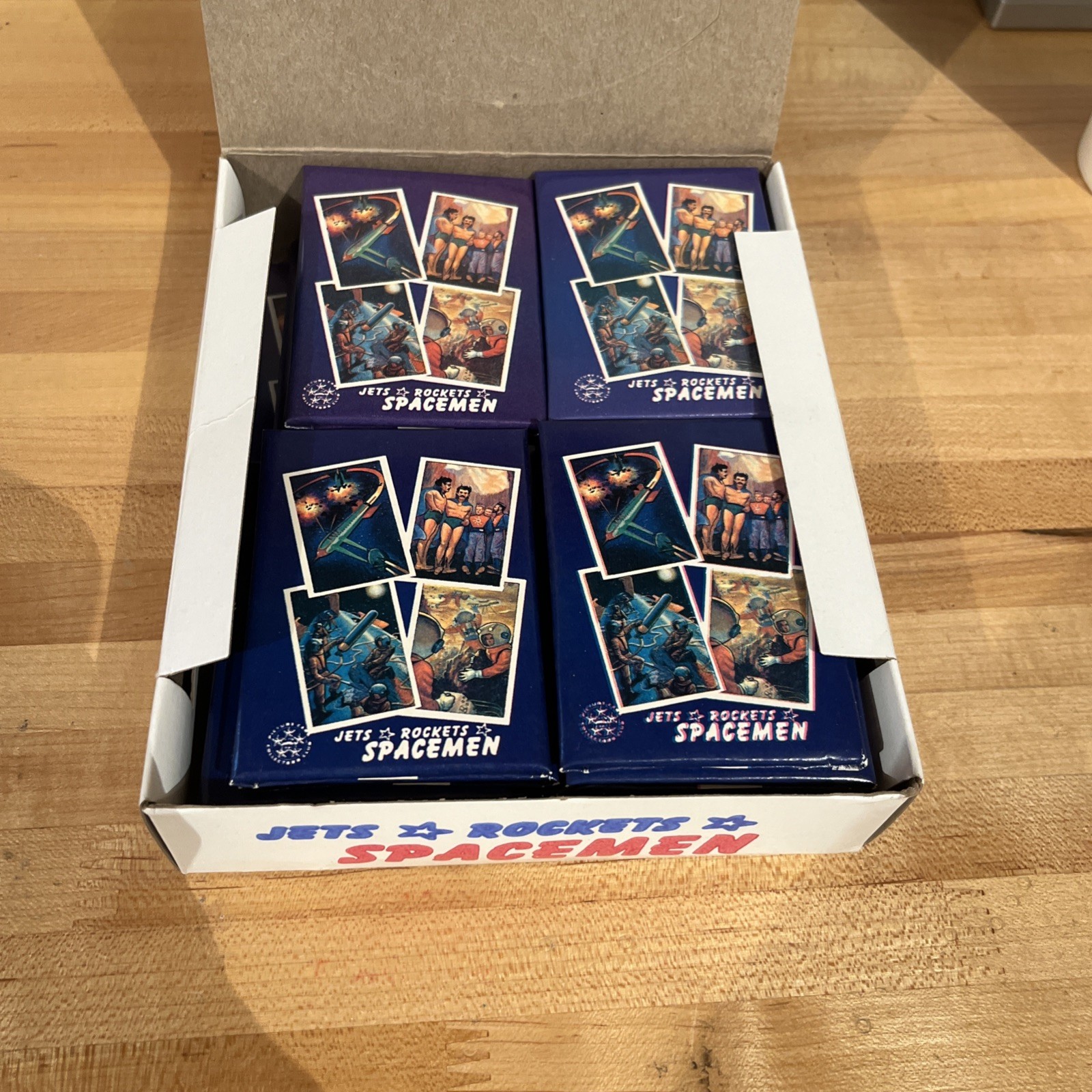 1985 Jets Rockets Spacemen Complete 36 Packs & Box Packs Are Mint To Near Mint