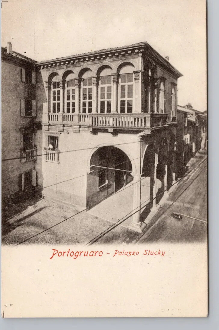 Postcard Italy Portogruaro Palazzo Stucky UNP