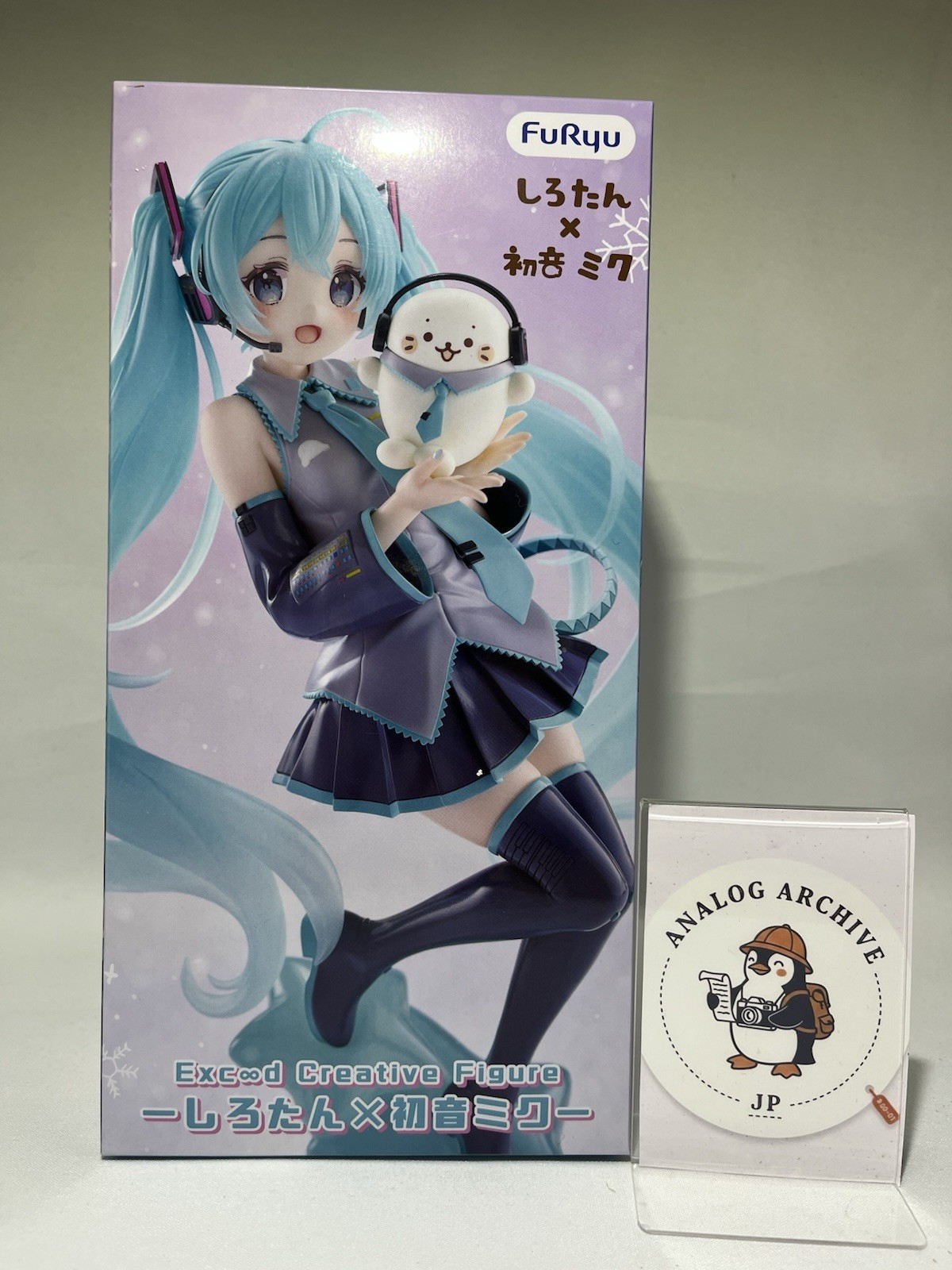 Hatsune Miku x Sirotan Figure FuRyu 21cm Prize Figure Japan NEW Authentic
