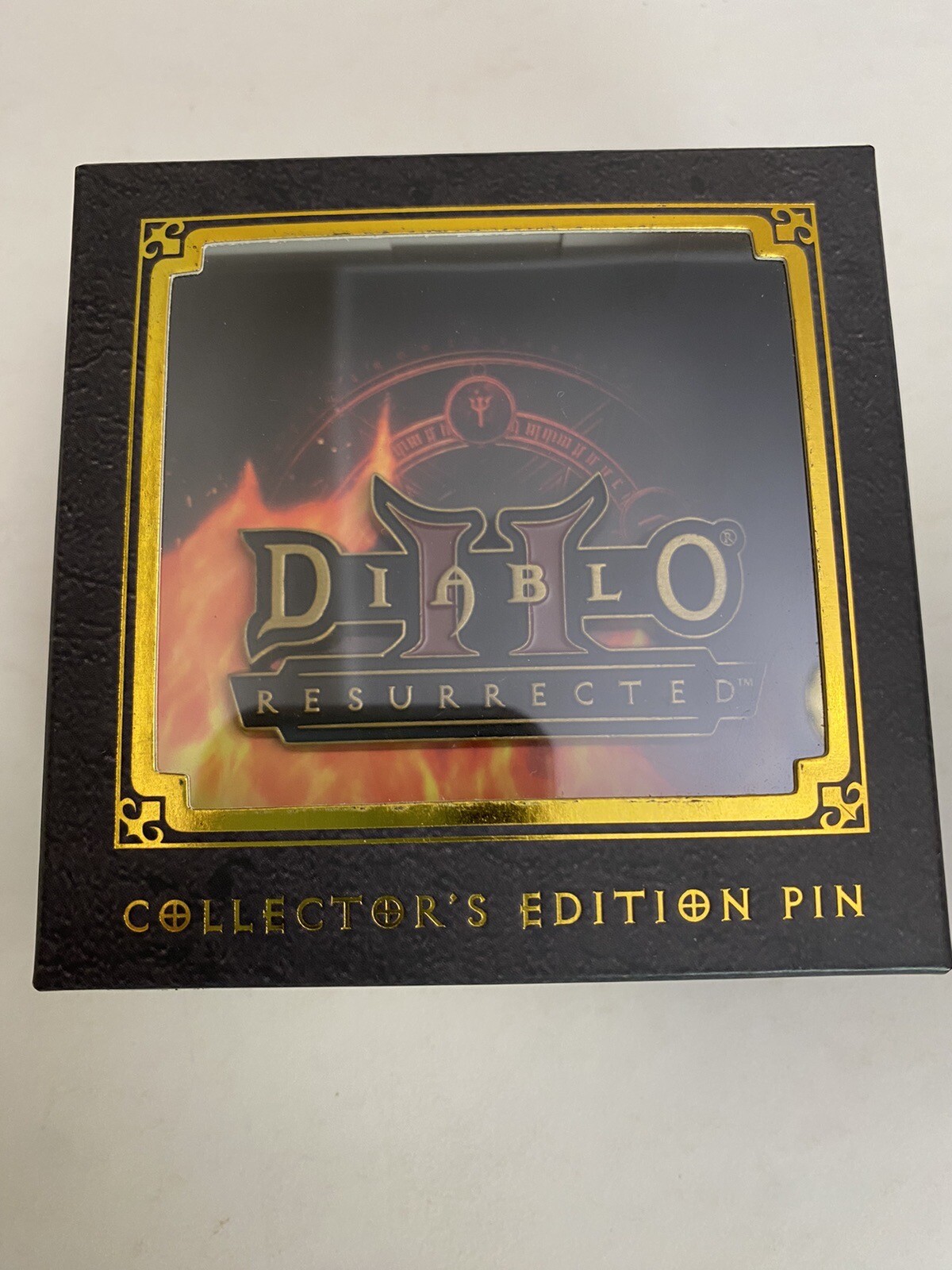 Diablo II 2 Resurrected - Limited Edition Collector\'s Logo Enamel Pin of 2,500 - Diablo II 2 Resurrected - Limited Edition Collector\'s Logo Enamel Pin of 2,500 -