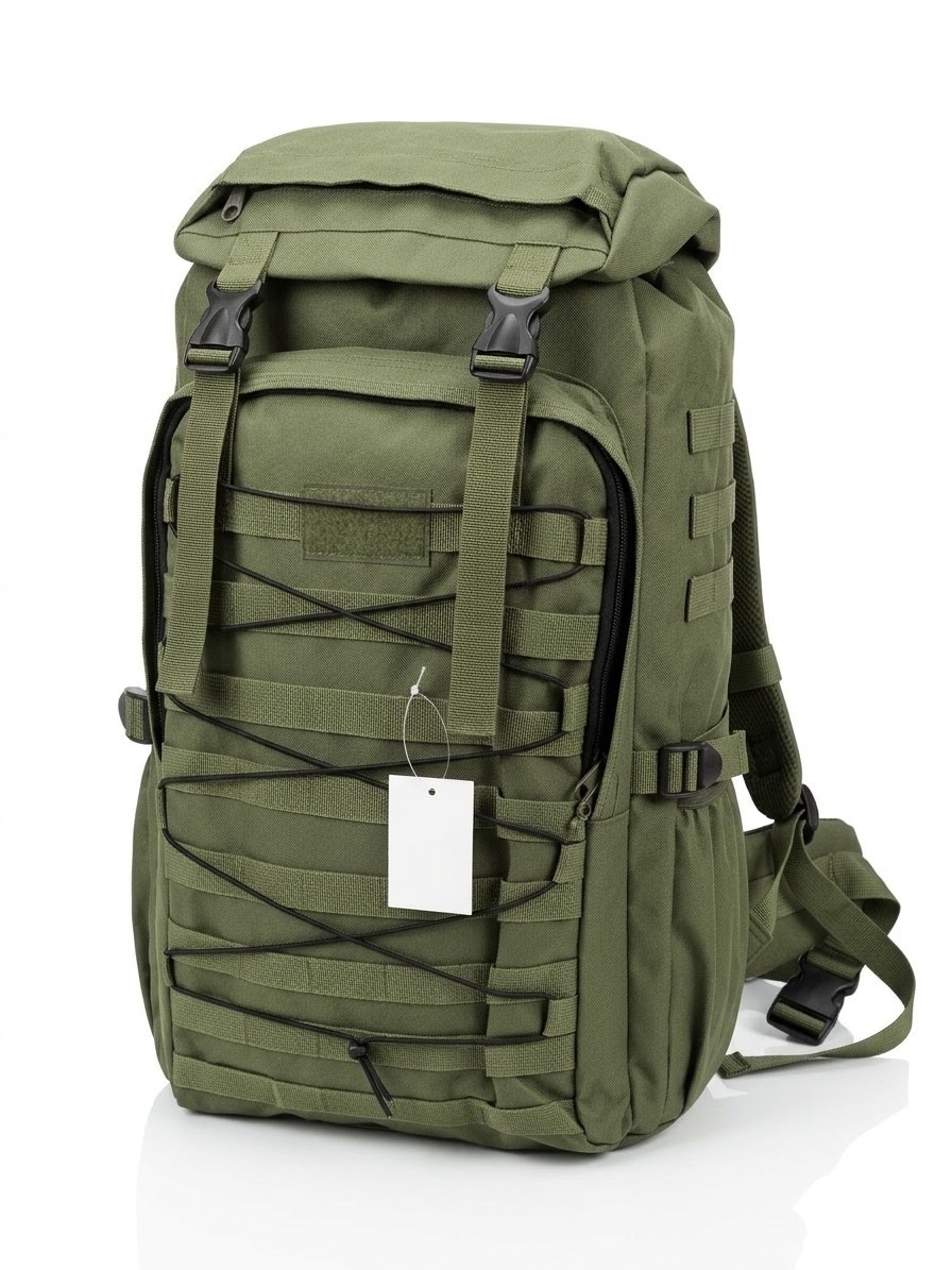 Tactical Backpack Olive Green MOLLE Military Assault Pack Hiking Bug Out Daypack