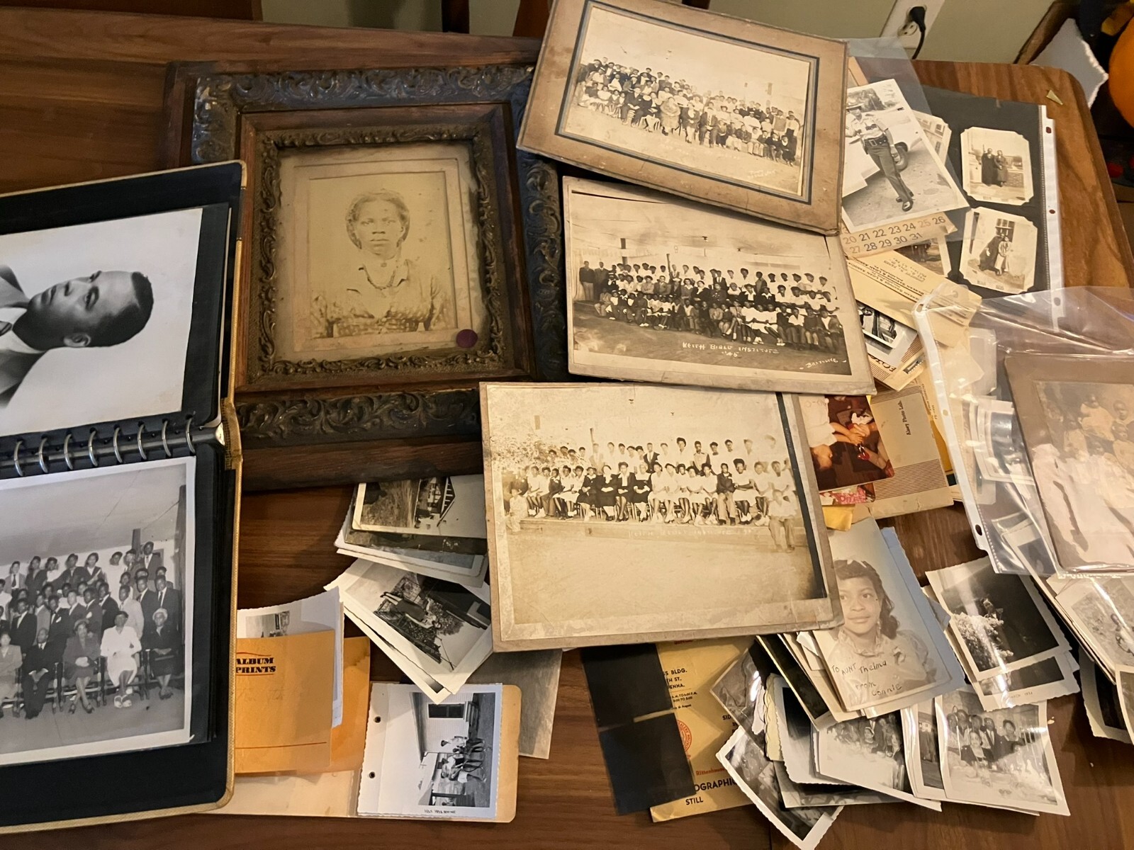 VTG Photo Lot African American Family Black Keith Bible School TN GA Southern