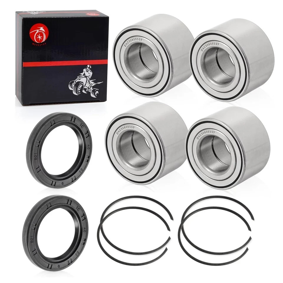 Front Rear Heavy Duty Wheel Bearing 30x60x37mm & CIRCLIP For Can-Am Maverick ...