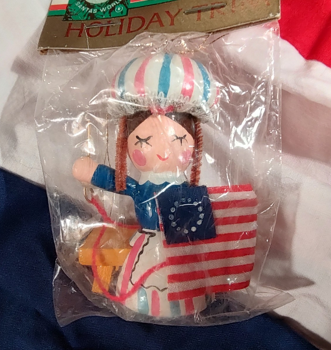 Betsy Ross ornament from Kurt Adler, original packaging, factory condition Betsy Ross ornament from Kurt Adler, original packaging, factory condition