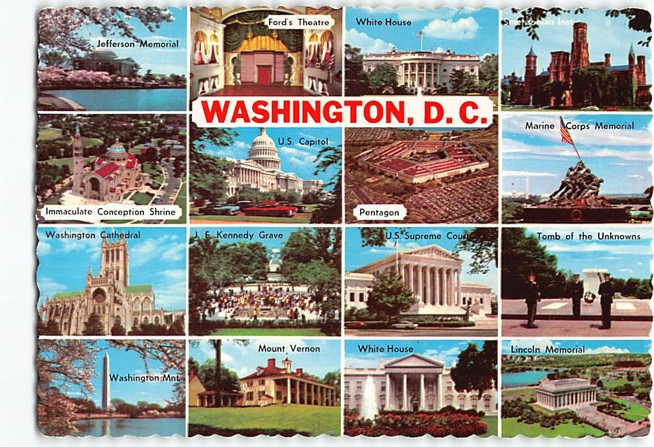Scenes & Views Washington DC USA G-71983