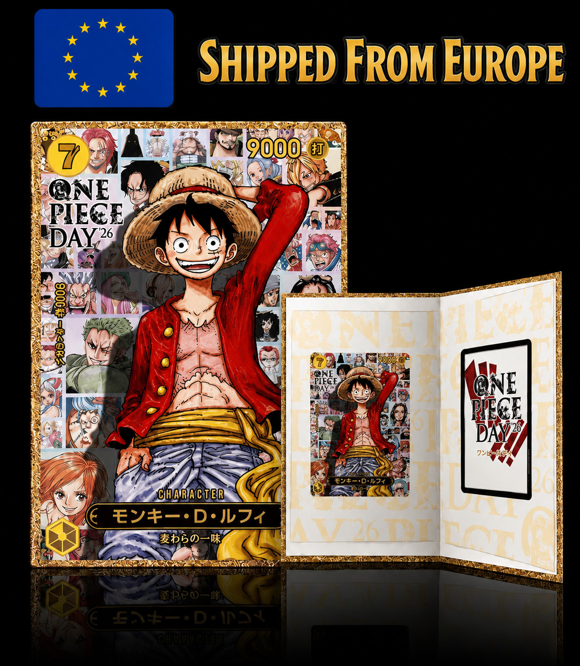 [Pre-Order] Monkey D. Luffy Promo P-161 + Don One Piece Day 2026-Premium Card