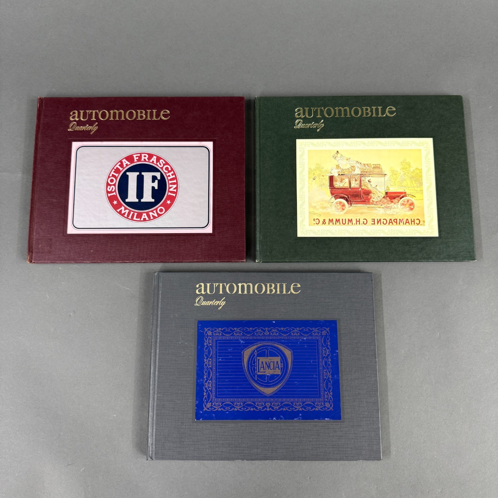 AQ Automobile Quarterly 1974 Lot Vol 12 Nos 1 2 4 Hardcover Vintage Car Magazine AQ Automobile Quarterly 1974 Lot Vol 12 Nos 1 2 4 Hardcover Vintage Car Magazine