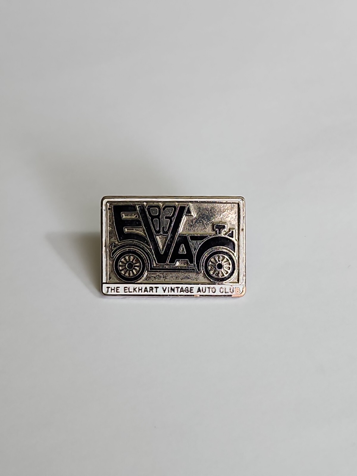 The Elkhart Vintage Auto Club Lapel Pin 1983 Indiana