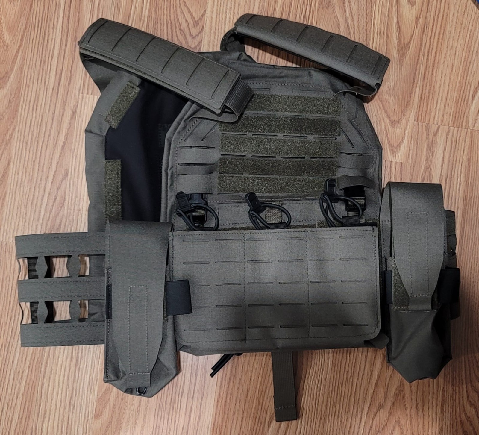 London Bridge Trading Mas Grey LBT 6094 G3 L Large Plate Carrier Placard
