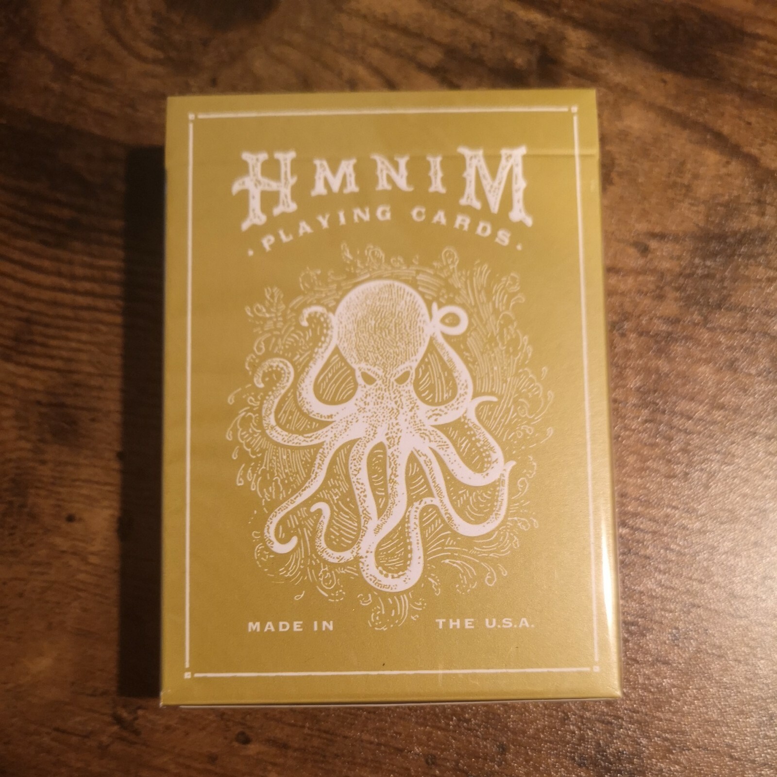 Hi My Name is Mark LTD Gold Playing Cards New Sealed Art of Play Rare HMNIM Deck