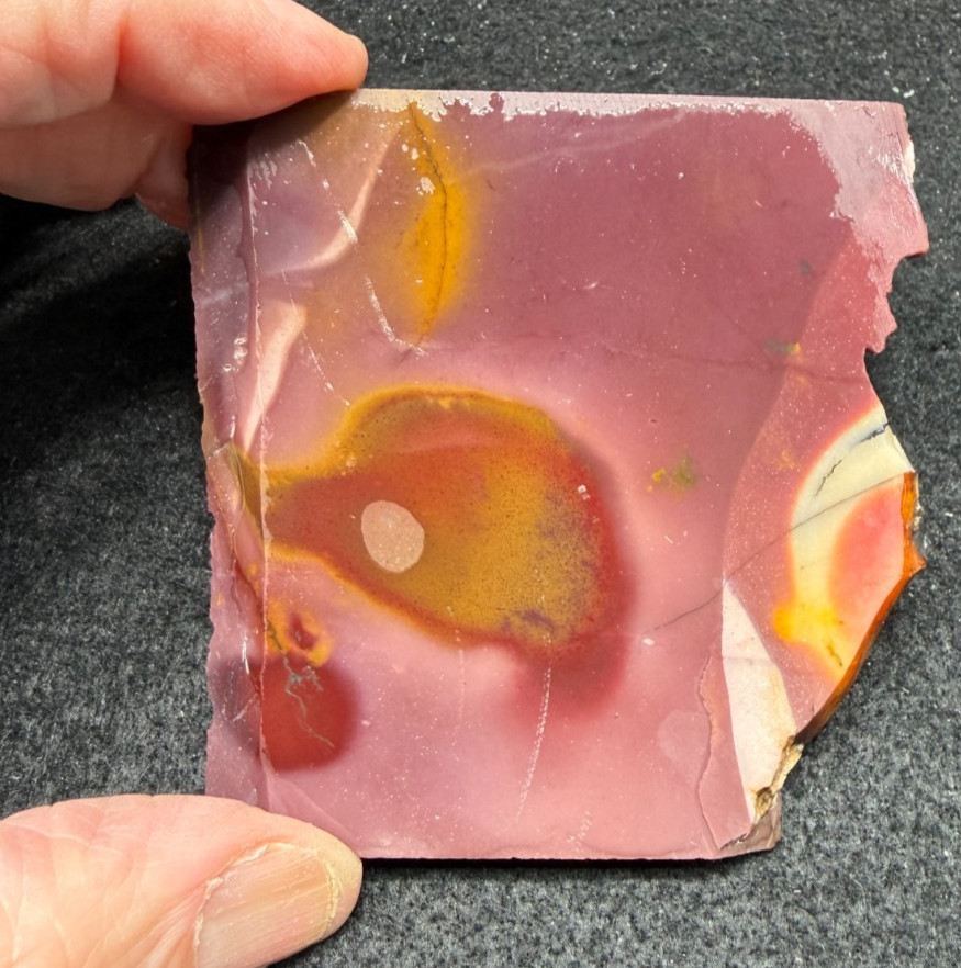 Mookaite Jasper unfinished slab, great for cabbing 2.97oz (#1065)