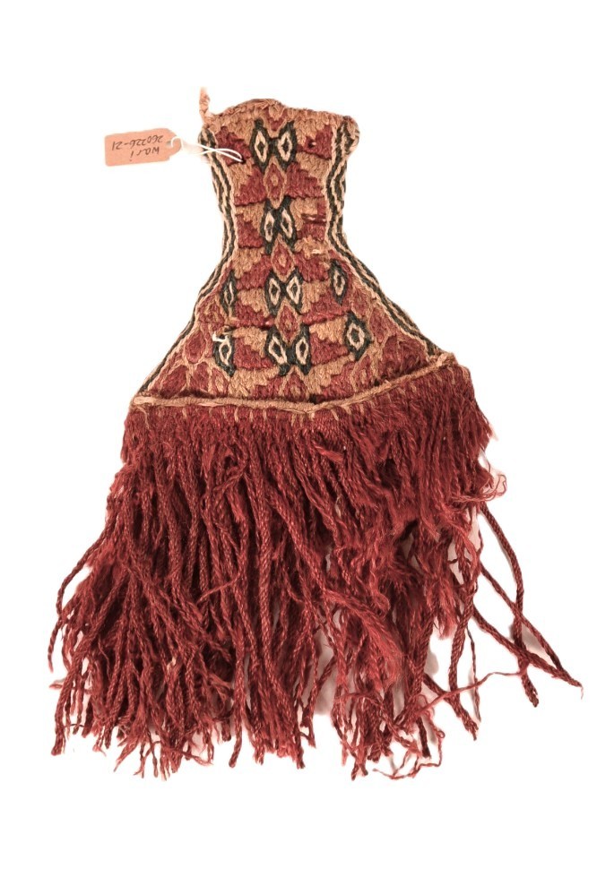 Early Wari Incan Woven Garment Tassel .75\