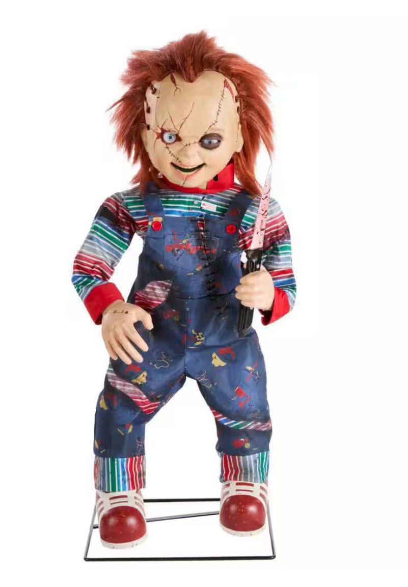 2025 Home Depot 3.5 Ft ANIMATED CHUCKY DOLL Halloween Servo Motors presale