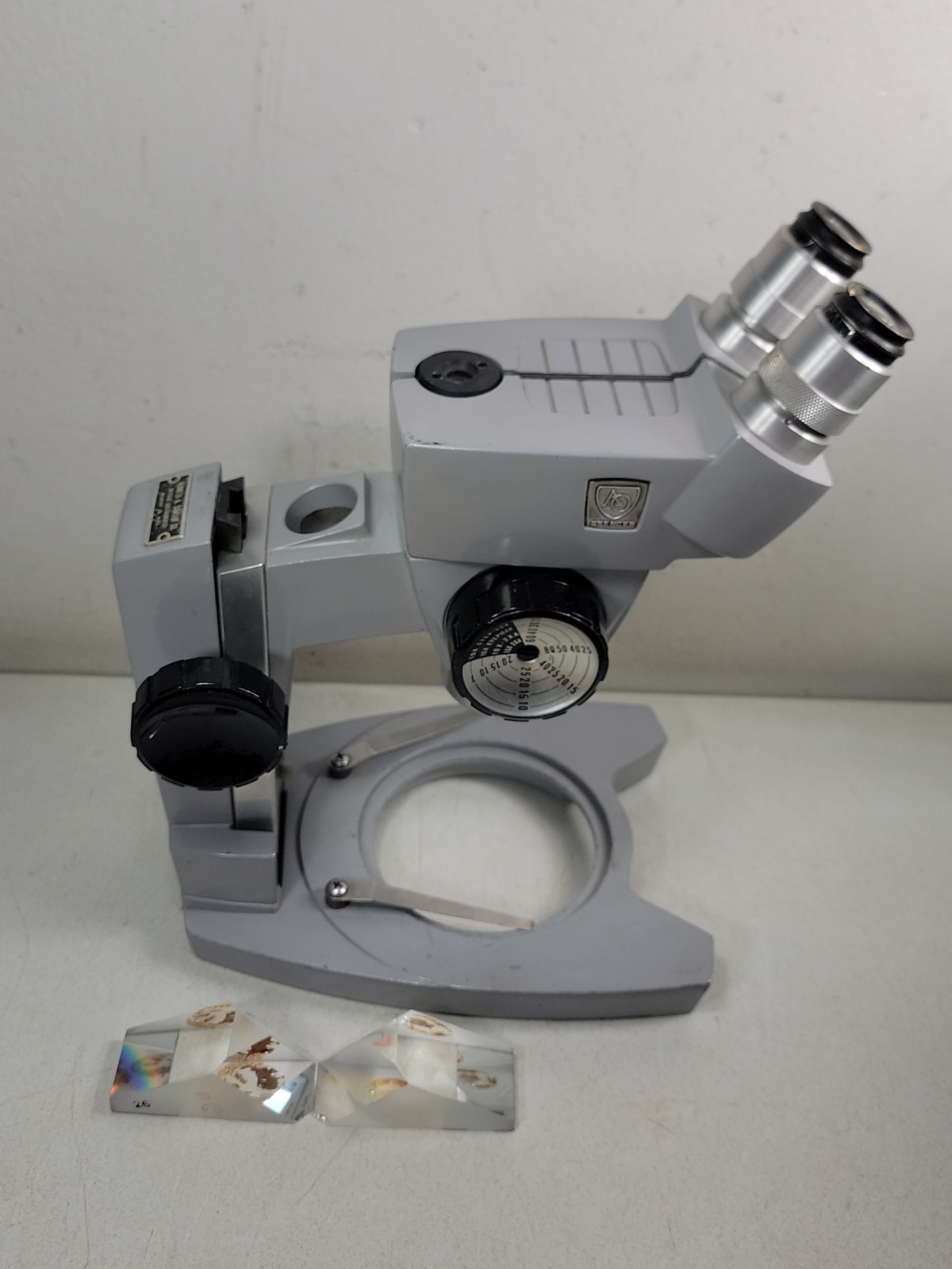 Vintage Spencer AO America Optical Stereo Microscope 56-36 - Parts or Repair