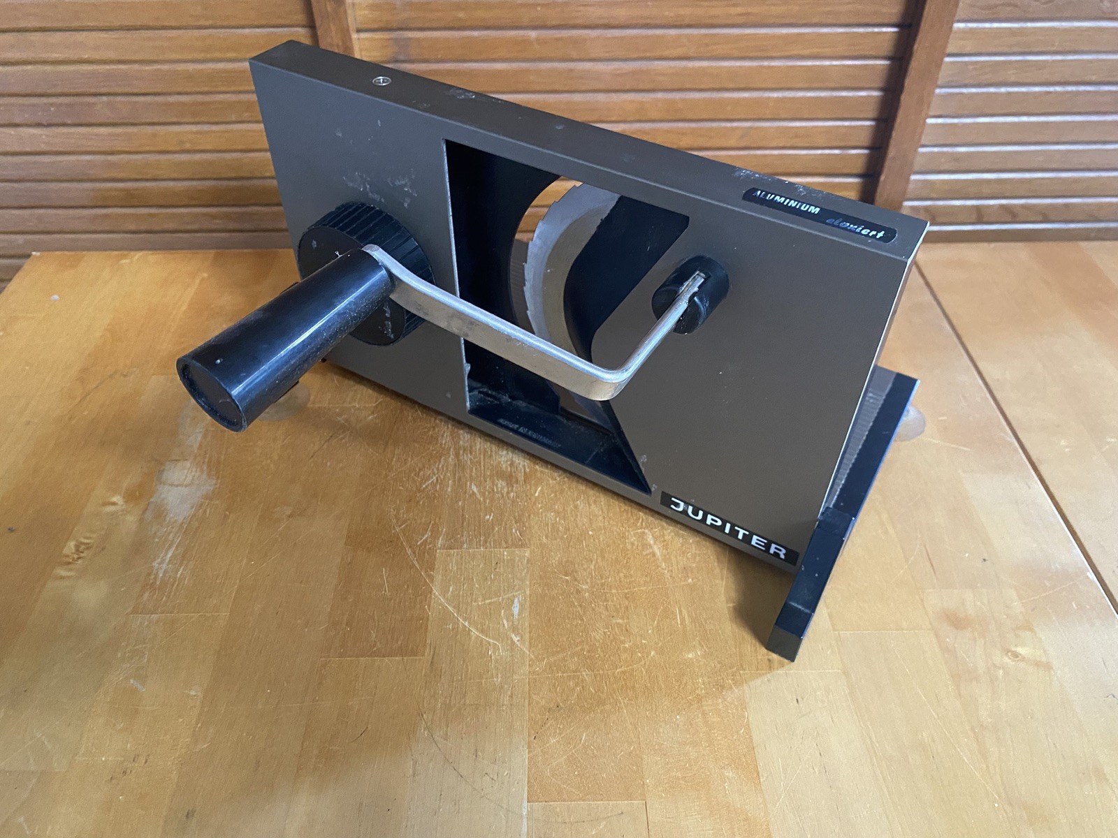 Antique JUPITER Aluminum Anodized Foldable Kitchen Slicer Vintage #E439