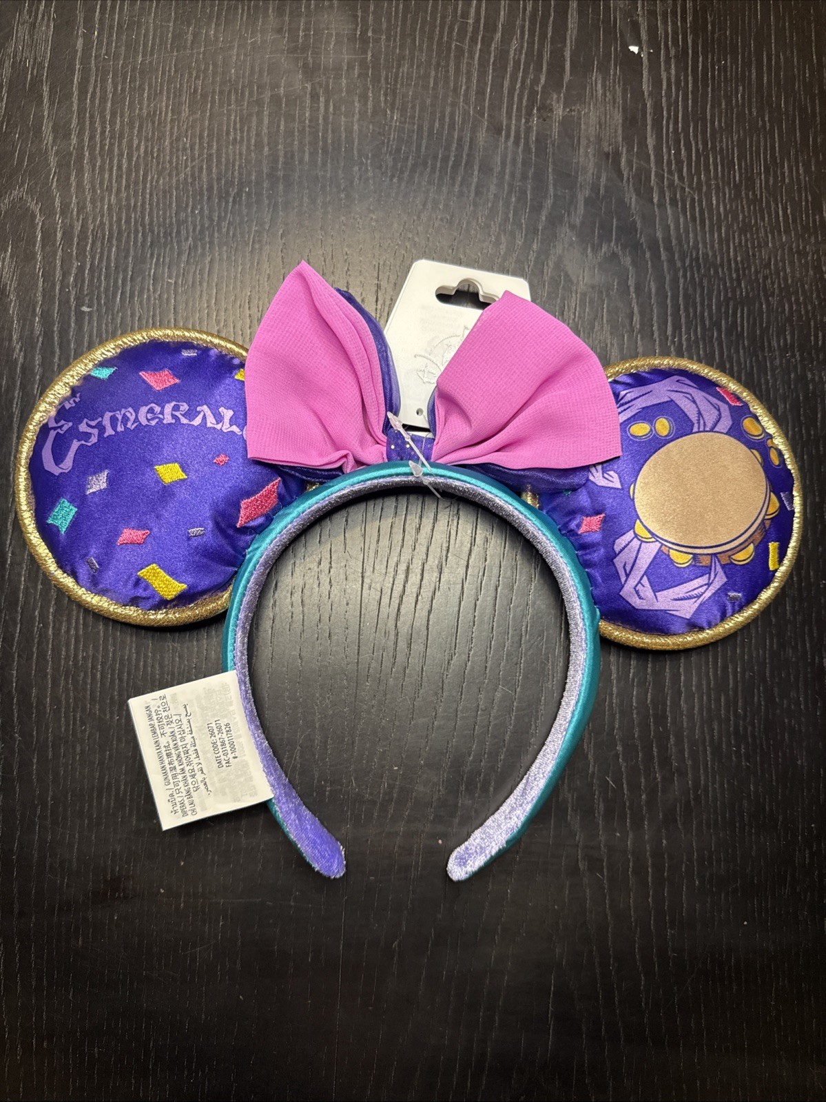 Disney Hunchback of Notre Dame 30th Anniversary Ears Limited Edition Esmeralda