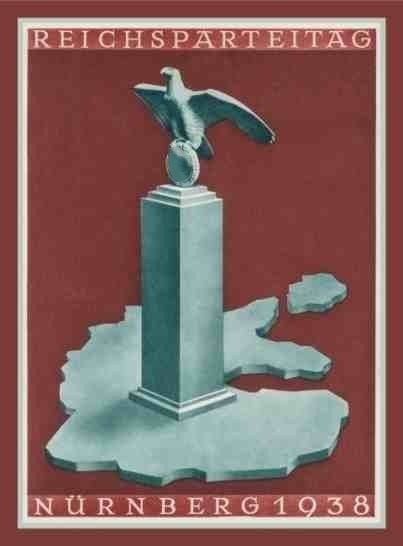 WWII German Third Reich Party Rally Nürnberg 1938 Monument Poster Art Print