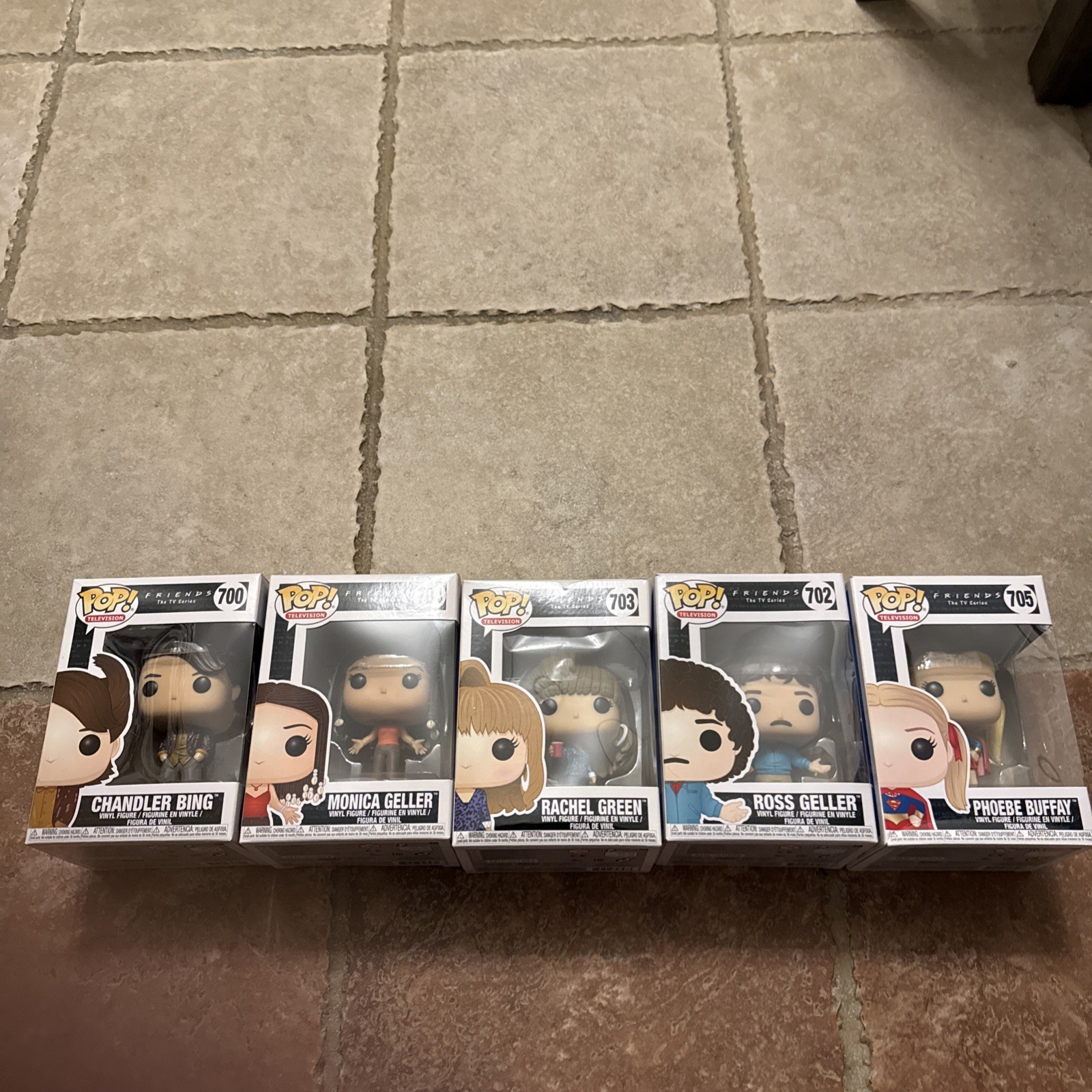 Funko Pop TV Series FRIENDS set of 5 Brand New Never Opened