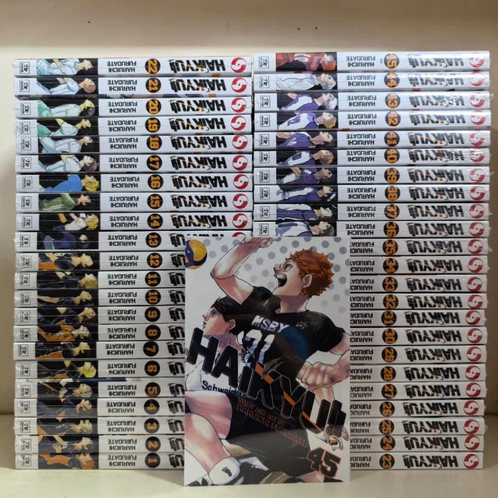 HAIKYUU FULL SET Manga Vol 1-45 Haikyuu English by Haruichi Furudate -Fast DHL