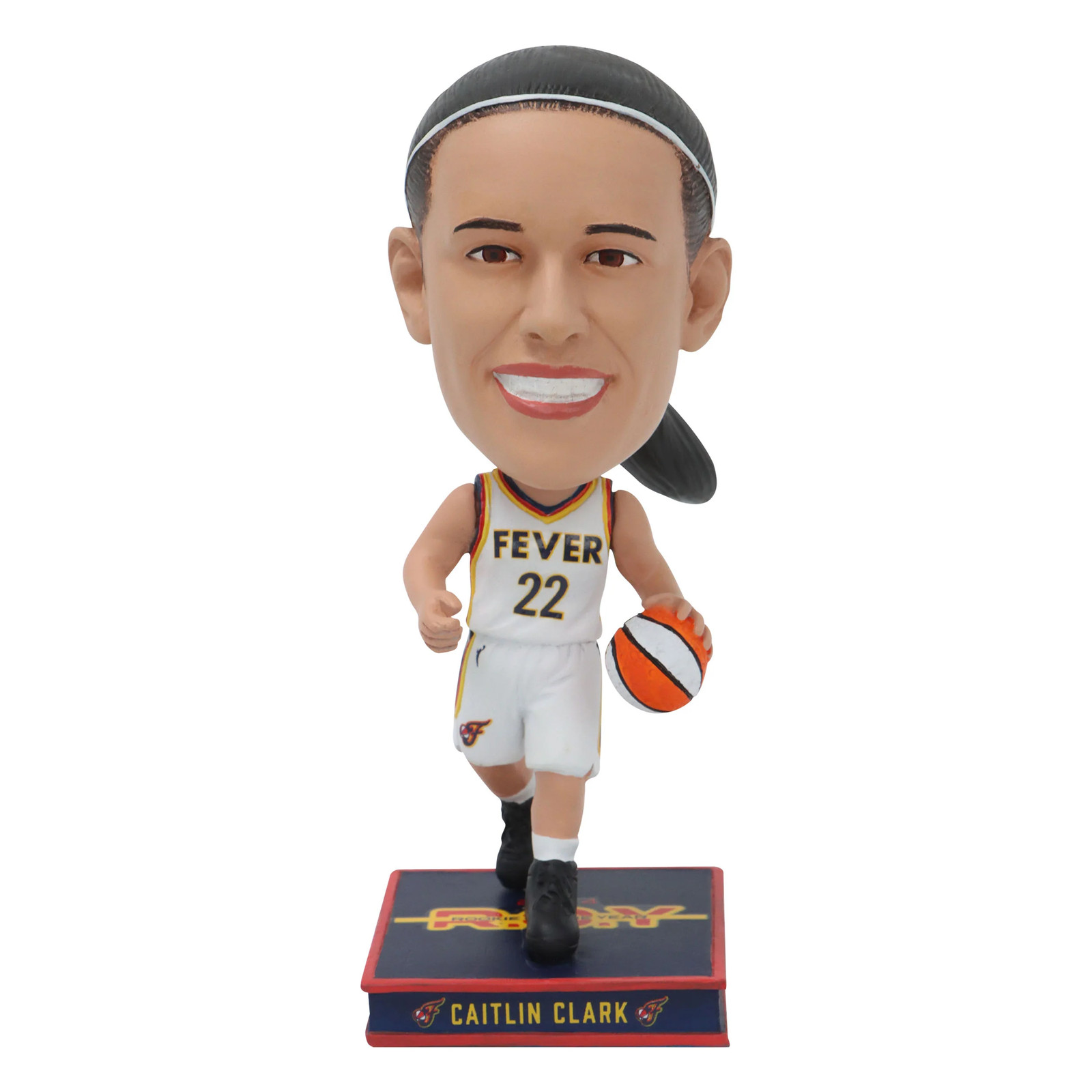 Caitlin Clark Indiana Fever Rookie of the Year Mini Bobblehead WNBA Basketball Caitlin Clark Indiana Fever Rookie of the Year Mini Bobblehead WNBA Basketball