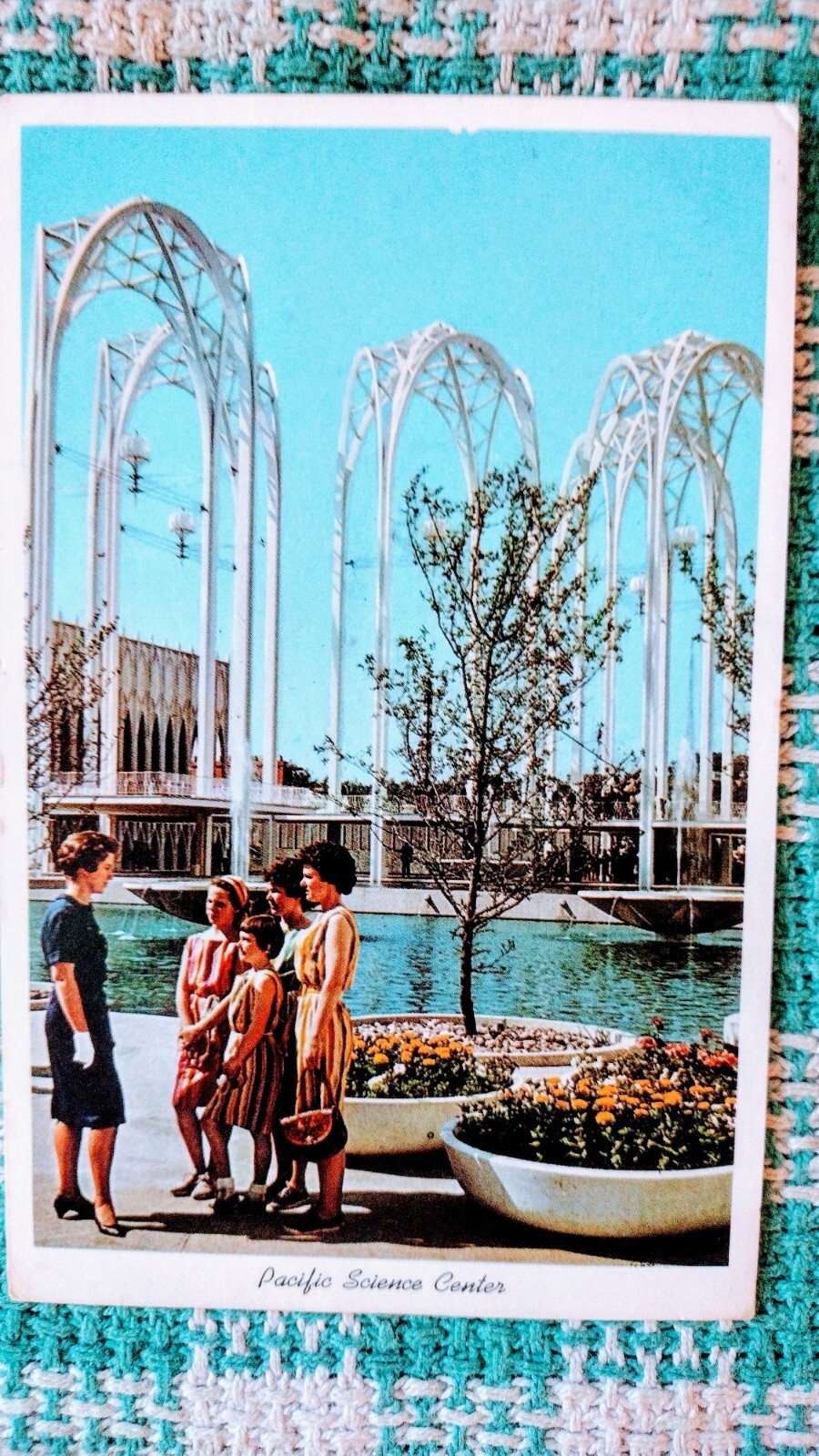 VINTAGE POST CARD PACIFIC SCIENCE CENTER SEATTLE WASHINGTON