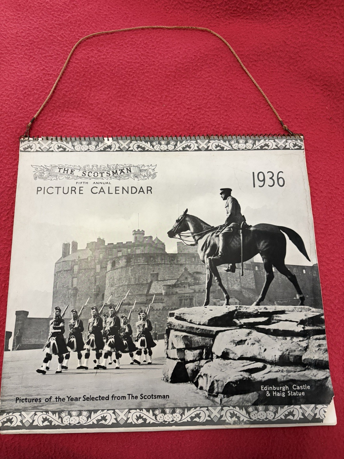 1936 The Scotsman Fifth Annual Picture Calendar