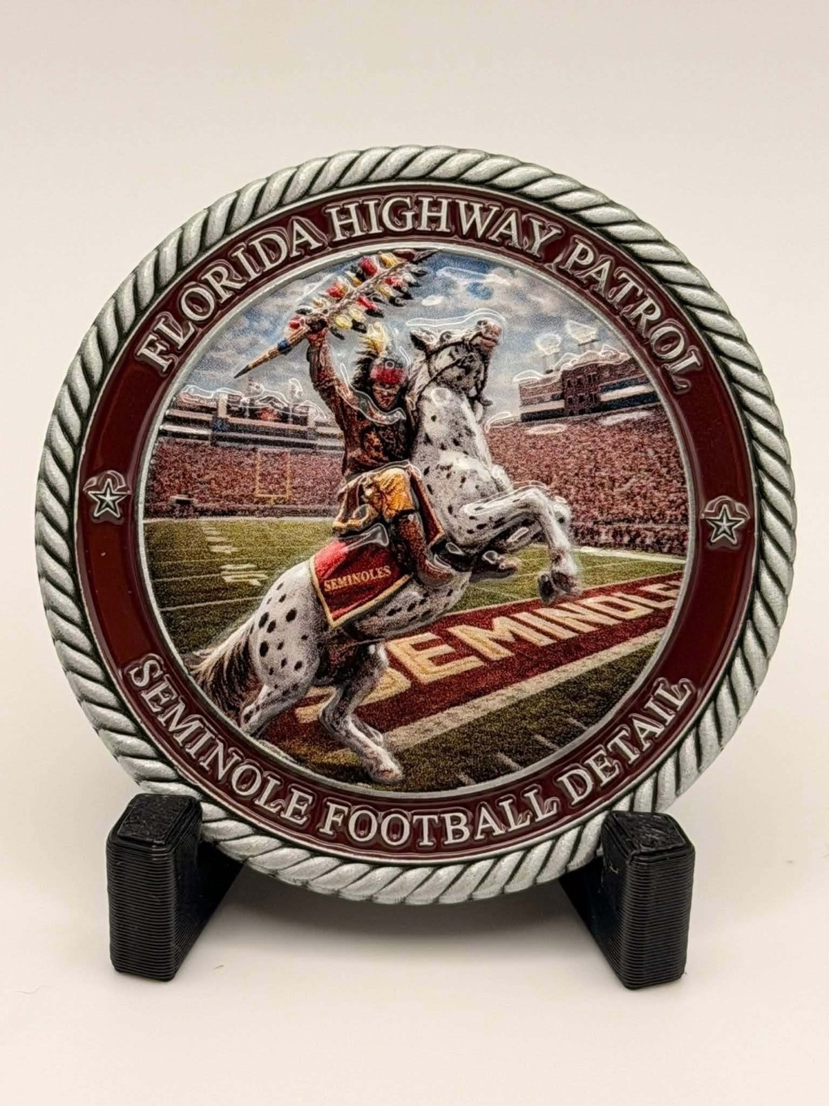 2026 FHP Florida State Seminole Football Detail Challenge Coin