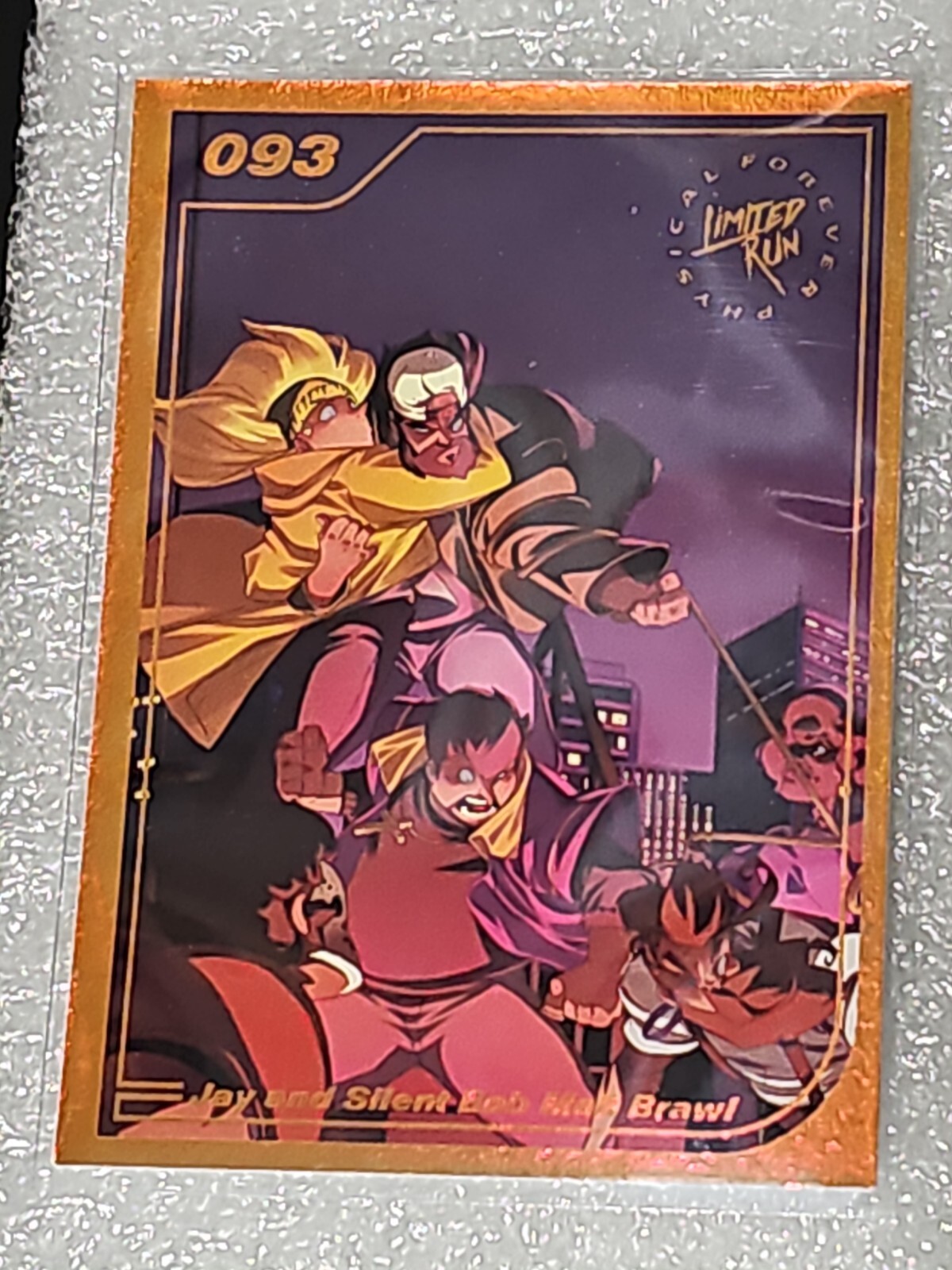 #093 Jay and Silent Bob Mall Brawl Gold Limited Run Games Trading Card