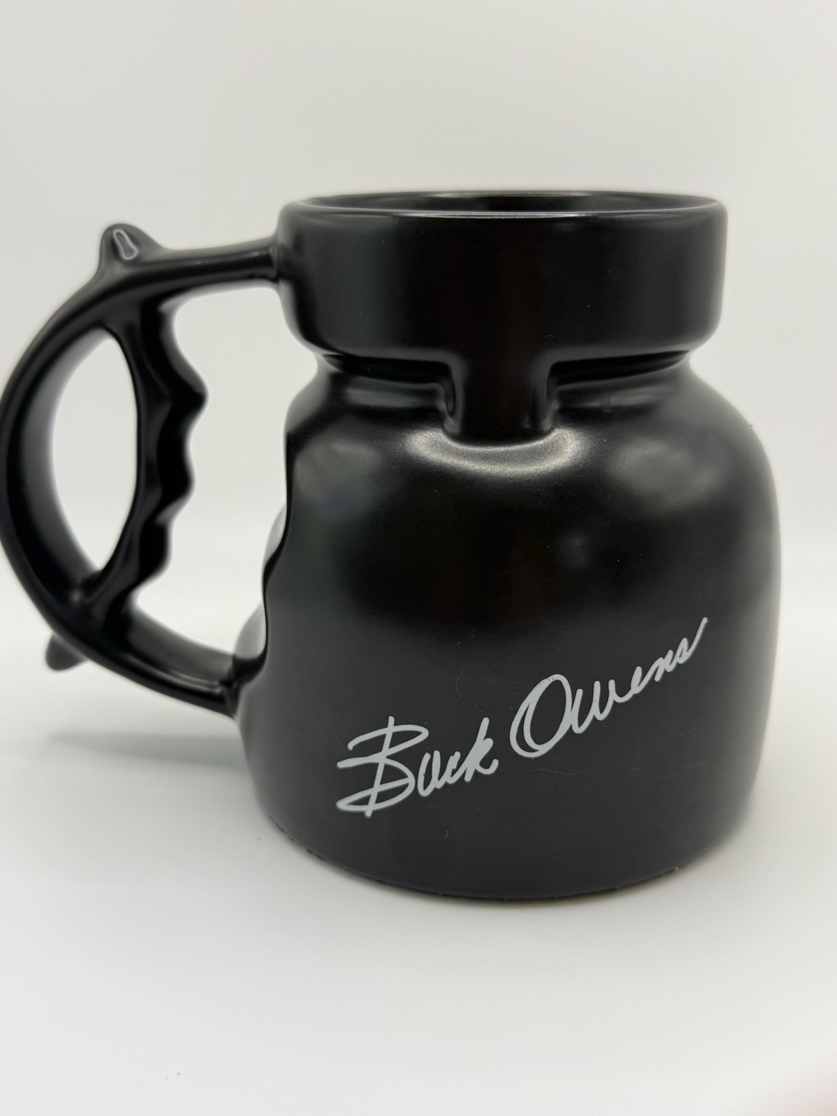 RARE UNIQUE COFFEE MUG BUCK OWENS' CRYSTAL PALACE BAKERSFIELD  MUSIC MEMORABILIA