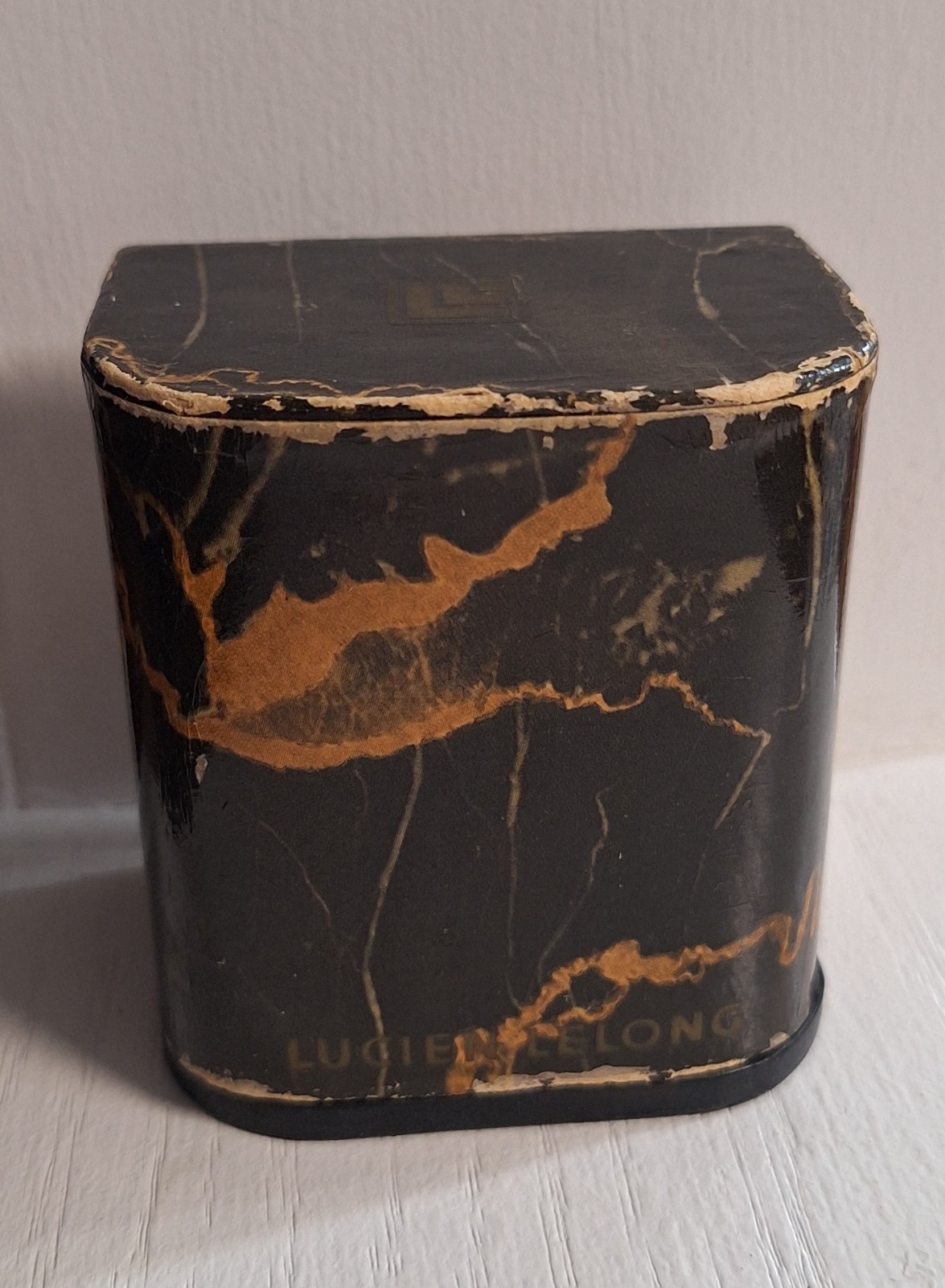 Rare Antique 1946 Lucien Lelong Orgueil Perfume Flacon on Base with Fragrance