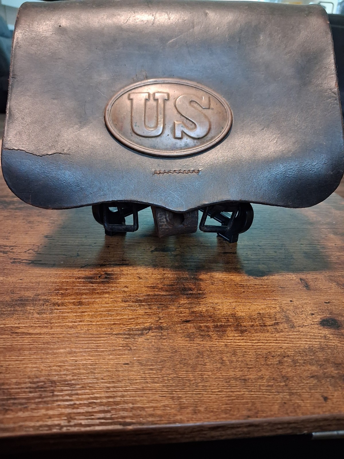 Authentic Civil War P1857 Pittman Cartridge Box The Horse Soldier 